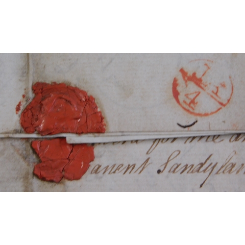 10 - Great Britain 1783 Postal History EL dated 4 Jan 1783 posted to Haddington. Manuscript 1 (thin type ... 