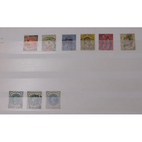 151 - Great Britain 1854-1936, A fine used collection in a large stock book. Some c.d.s. included, also a ... 