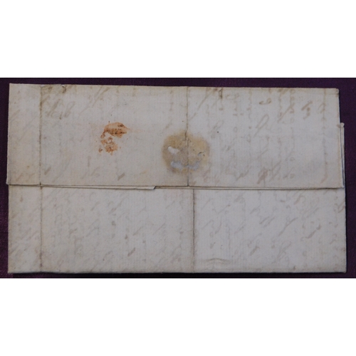 25 - Great Britain 1804 Postal History EL dated 9 July 1804 posted to Knaresborough Yorks. Partial Canter... 