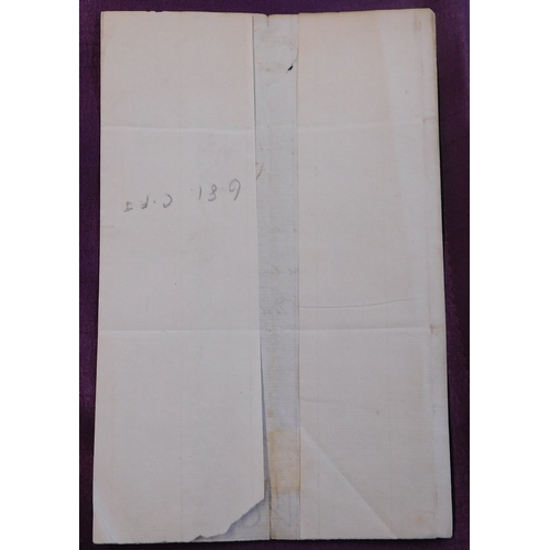 38 - Great Britain 1811 Postal History Wrapper dated Perth 16/17 June 1811 posted to Edinburgh. Partial P... 