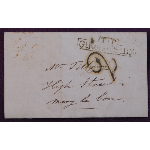 73 - Great Britain 1839 Postal History EL dated 26 July 1830 Brighton posted to High Street Marylebone. M... 