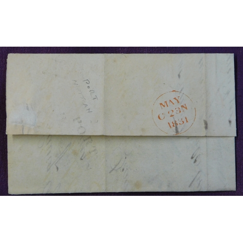 80 - Great Britain 1831 Postal History EL dated Balerno 23 May 1831. Posted within Bolerno, manuscript 2 ... 