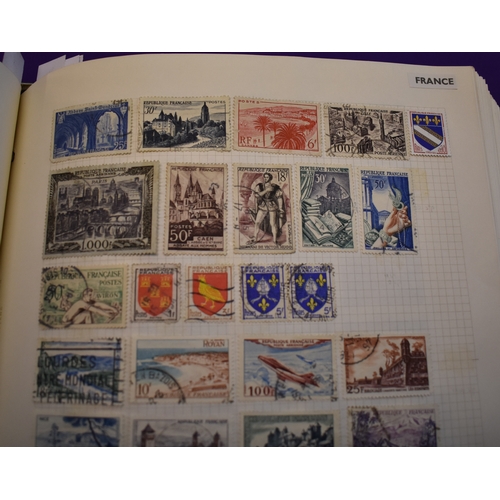 1D - Worldwide E-I Stanley Gibbons Devon Album with m/m and used throughout. Noted France and Colonies, G... 