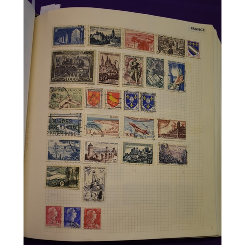 1D - Worldwide E-I Stanley Gibbons Devon Album with m/m and used throughout. Noted France and Colonies, G... 