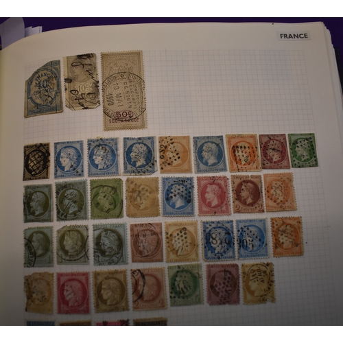 1D - Worldwide E-I Stanley Gibbons Devon Album with m/m and used throughout. Noted France and Colonies, G... 