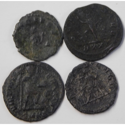 19 - Roman AE Antoniniani of Aurelian and Salonina (2) and a bronze of Arcadian, fair to fine (4 in total... 