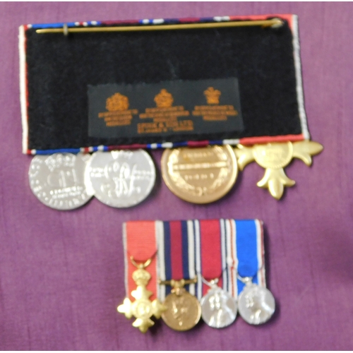 261 - British Commonwealth WWII era Indian Police MBE group of four to H.J.L. Biggie I.P. U.P., including ... 