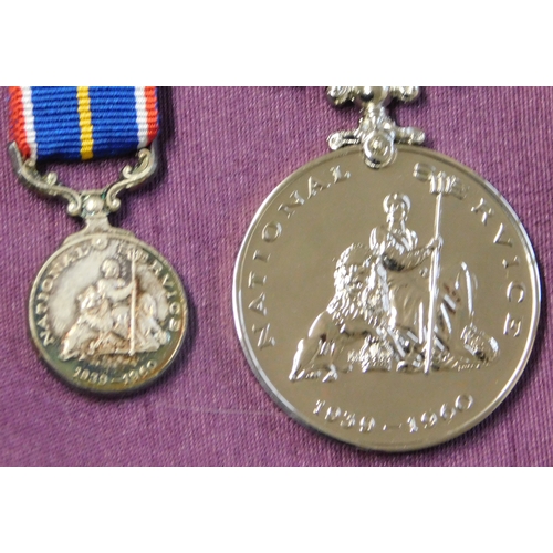 266 - British WWII six place 8th Army and Normandy Medal group and three miscellaneous medals awarded to F... 