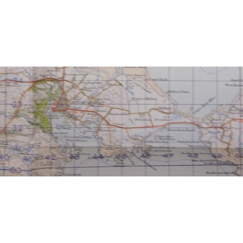 296 - Scotland War Office Edition, 'Stornoway', sheet 14, ordnance survey map, published 1950, folded