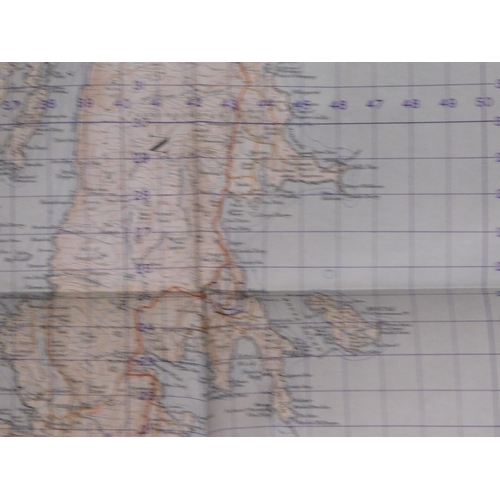 299 - Scotland War office Edition - ordnance Survey - sheet 4, south mainland (Shetland Islands) folded, m... 