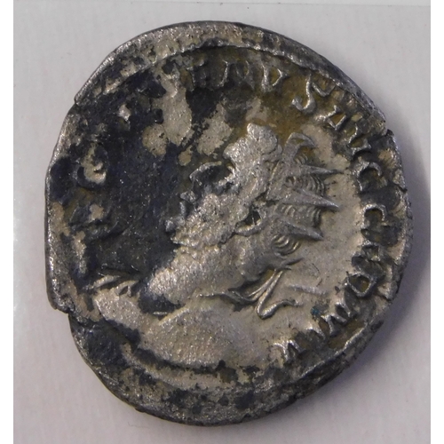 4 - Roman Gallienus Billon Antoninianus. Rev: Germanicus MAXV, two captives seated at foot of trophy. RC... 