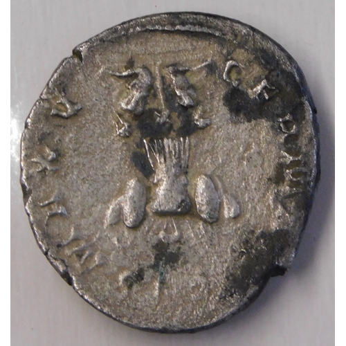 4 - Roman Gallienus Billon Antoninianus. Rev: Germanicus MAXV, two captives seated at foot of trophy. RC... 