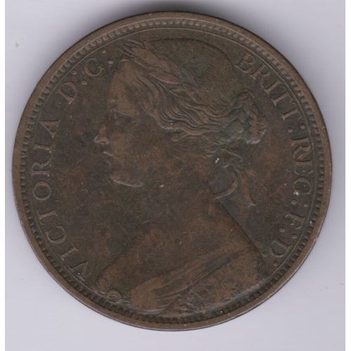 64 - Great Britain 1870 Victoria Penny VF