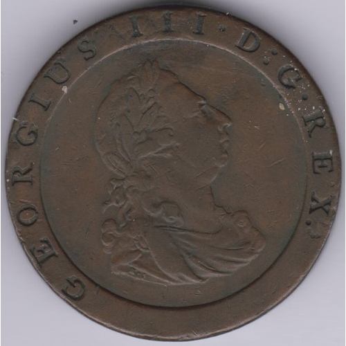 67 - Great Britain 1797 George III Penny, GVF