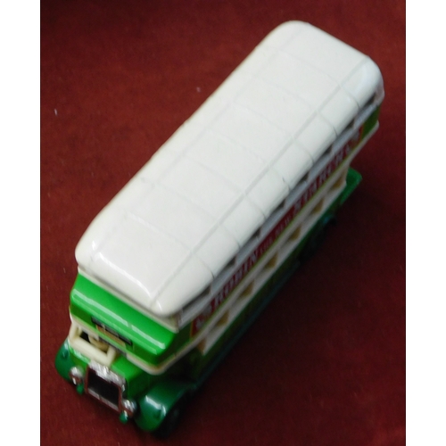 698 - Matchbox. Buses (x4). Y5 1930 Leyland Titan TD1. Y15 Preston Tramcar Robinson. Y15  Preston Tramcar ... 