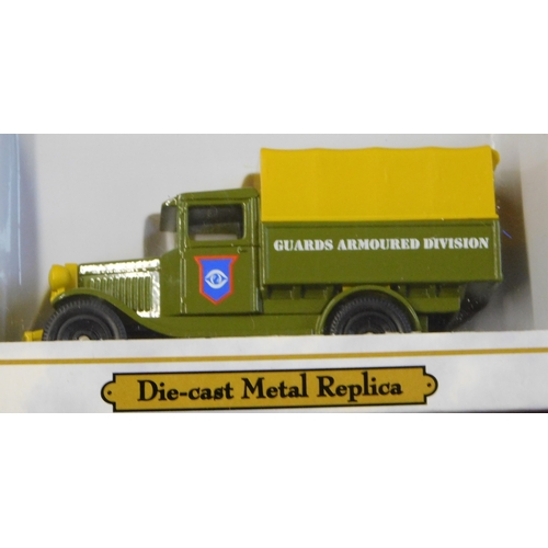 699 - Oxford Diecast (x3). Guards Armoured Division Truck. British Rail Mobile Soil Testing Lab 76TR003. A... 