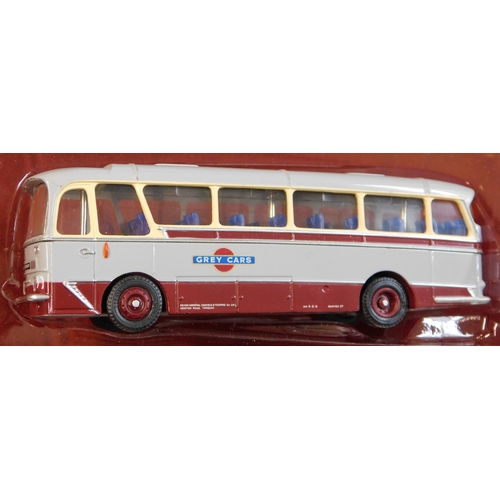 701 - Gilbow First Editions. Buses (x4). Grey Cars Harrington Grenadier 12302. Grenadier Coach Premier Tra... 