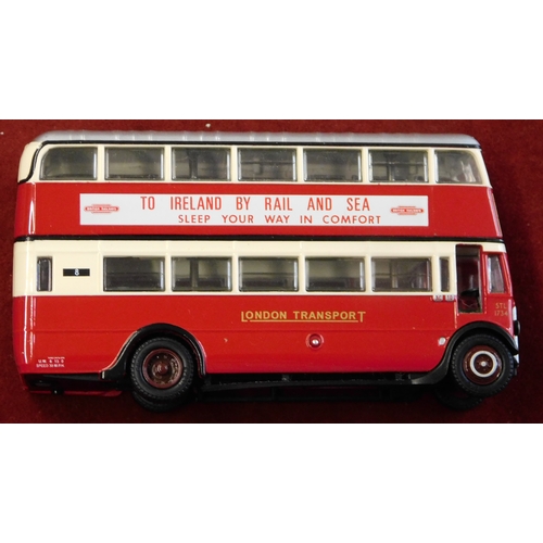 703 - Gilbow First Editions. Buses (x4) Scale 1:76. RT Bus Pearl Assurance 16403. London STL Bus London Tr... 