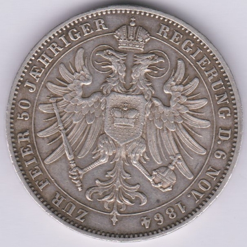 80 - Germany (Principality of Schwarzburg-Rudolstadt) 1864 Frederick Gunther Thaler, GVF+