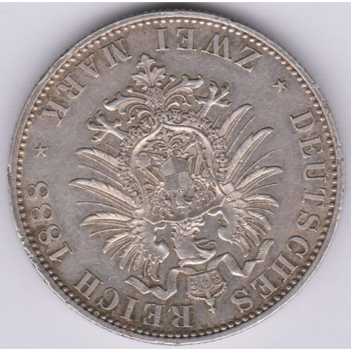 81 - German Empire (Prussia) 1888A Frederick III King of Prussia, Zwei Marks, GVF