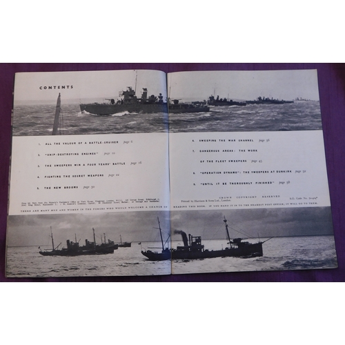 251 - British WWII Booklet - His Majesty's Minesweepers, published 1943 by H.M. Stationery Office