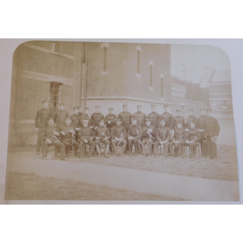 355 - British Victorian picture of the Officers of a regiment including a Colonel, the regiment is unclear... 