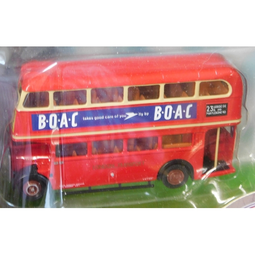 703 - Gilbow First Editions. Buses (x4) Scale 1:76. RT Bus Pearl Assurance 16403. London STL Bus London Tr... 