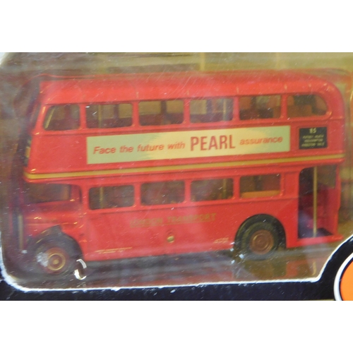 703 - Gilbow First Editions. Buses (x4) Scale 1:76. RT Bus Pearl Assurance 16403. London STL Bus London Tr... 