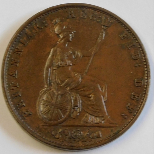 56 - Great Britain 1857 PT Victoria Halfpenny, AEF