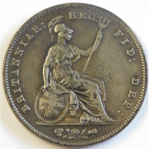 58 - Great Britain 1848 Victoria Penny, OT, GVF