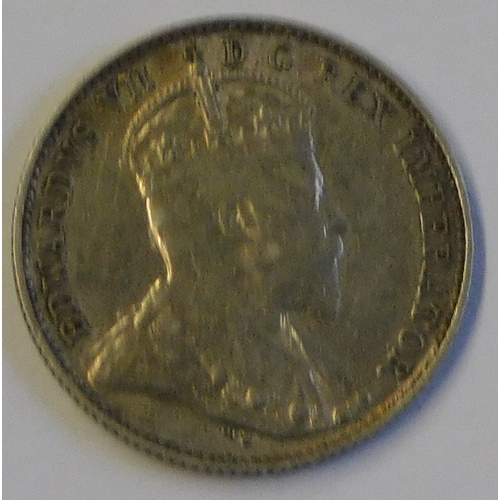 126 - Canada 1902 - 5 cents AUNC, nicely toned