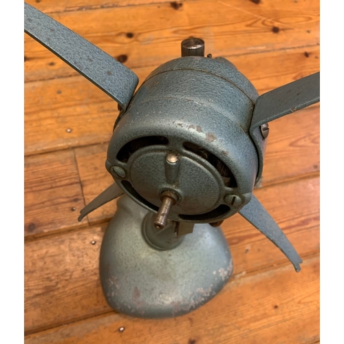 360 - A Pair Of Desk Fans, Incomplete. H. Frost & Co. desk fans, circa 1950s, for spares or repair. No bla... 