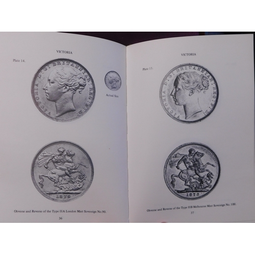 213 - Four Books On British Coinage. The Gold Sovereign by Michael A. Marsh (hardback), Coins Of England &... 