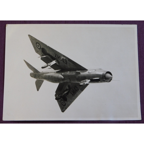 329 - Aviation photography RAF Coltishall Battle of Britain Day 1960s period b/w photo's including Superma... 