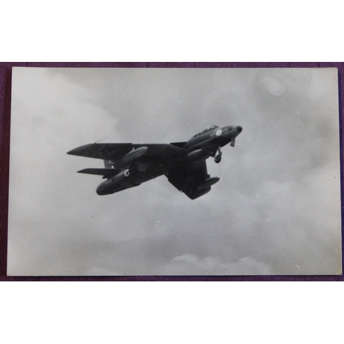 329 - Aviation photography RAF Coltishall Battle of Britain Day 1960s period b/w photo's including Superma... 