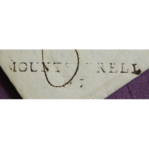 37 - Great Britain 1825-1839 Postal History. Three EL's posted to Newton House near Rugby