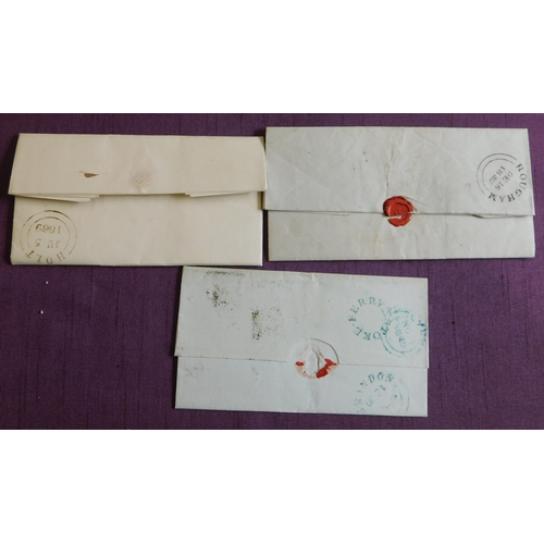 50 - Great Britain 1839-1849 Postal History EL's, Holt to Wymondham, Rougham to Wymondham and Stock Ferry... 