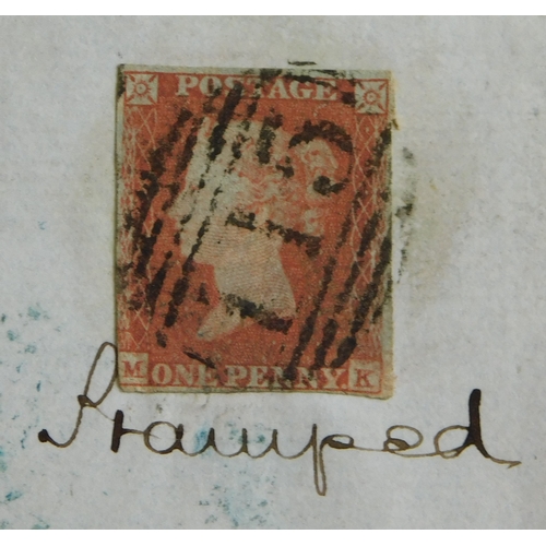 50 - Great Britain 1839-1849 Postal History EL's, Holt to Wymondham, Rougham to Wymondham and Stock Ferry... 