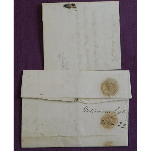 7 - Great Britain 1804-1806 Postal History EL's posted to Wymondham (2)
