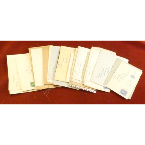 182 - Great Britain 1940-48 George VI bundle of used covers and stationery.