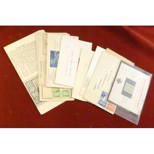 186 - Great Britain 1941-48 Jersey and Guernsey group of 10 covers with occupation and liberation issues, ... 