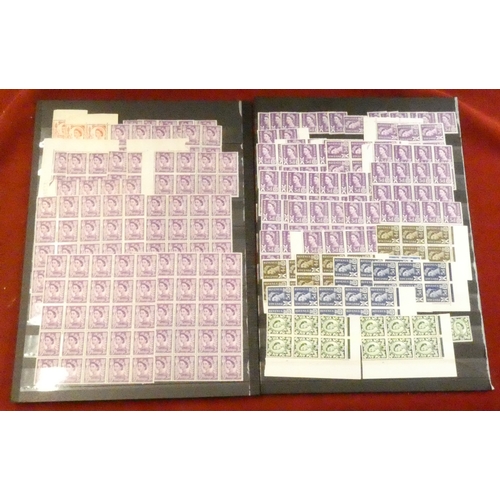 189 - Great Britain 1948-1970 regional issues u/m in signles, pairs, strips and blocks. Channel Island gen... 