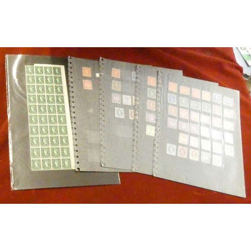 194 - Great Britain 1952-65 Queen Elizabeth II Wildings u/m sets includes watermark variqation issues.