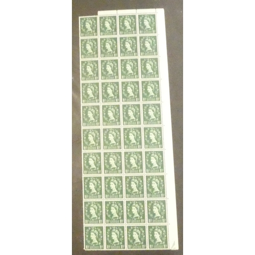 194 - Great Britain 1952-65 Queen Elizabeth II Wildings u/m sets includes watermark variqation issues.