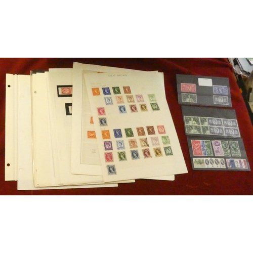 196 - Great Britain 1952-1968 Queen Elizabeth II Wilding group on 18 pages. Includes u/m, m/m and used plu... 