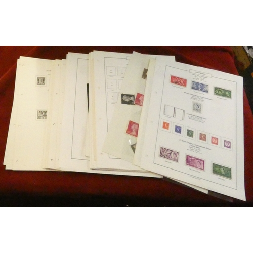 202 - Great Britain 1957-1977 m/m and used on album pages (hundreds) mostly commemmorative and some machin... 