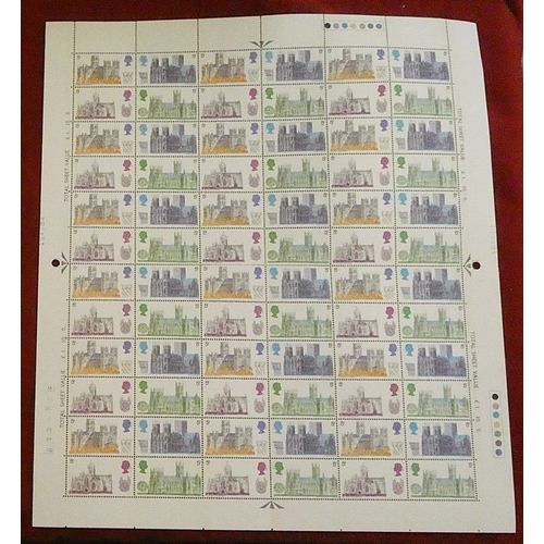 211 - Great Britain 1965-69 commemmoratives u/m sheets and blocks includes Battle of Britain, Post Office ... 