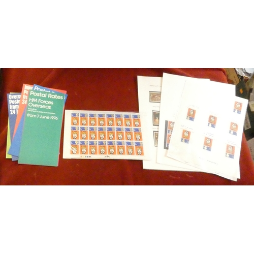 213 - Great Britain 1966-67 Christmas Issues SG713 3d 1966 issue  u/m block of four, block of 24 and seven... 