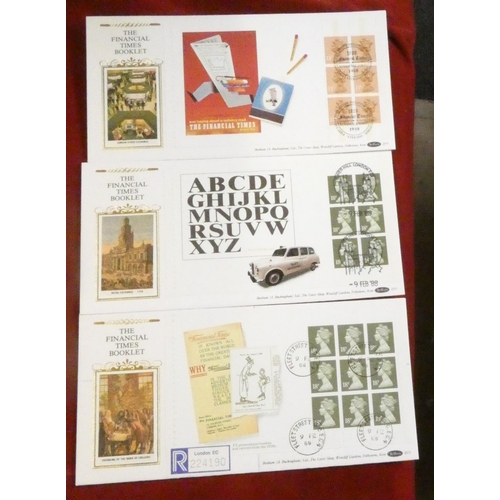 220 - Great Britain 1967-88 20 Machin FDCs includes booklet pane covers, six small stock cards with u/m an... 