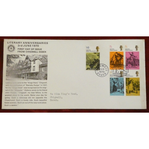 222 - Great Britain 1967-2001 four FDCs cancelled with cachet cancels includes three flags and ensigns 1st... 